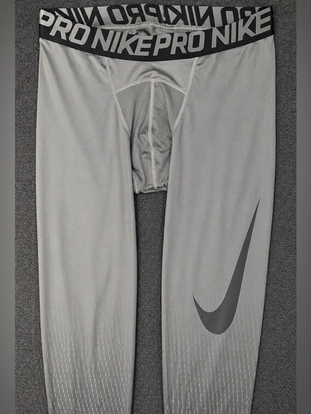Nike Pro Dri-FIT 3/4 Compression Tights Gray Men’s Medium 25” Inseam